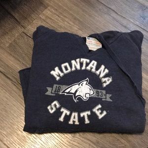Montana State University Bobcats hooded sweatshirt